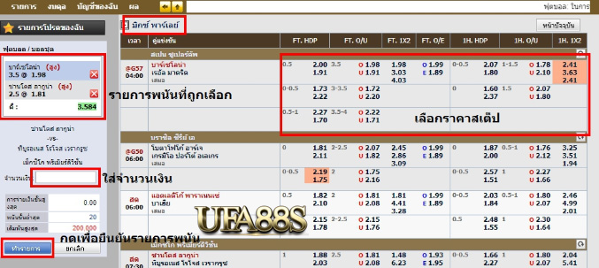 เว็บไซต์พนันบอลufapro